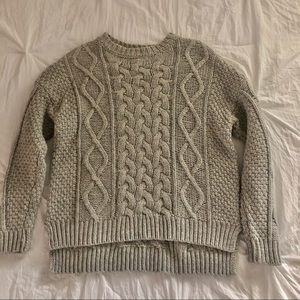 Grey Knit Sweater